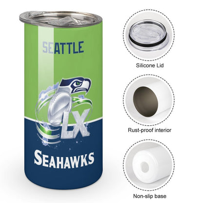 Superbowl LX - Seahawks Vertical Cup