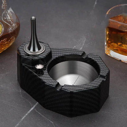 Stainless Steel Hybrid Match & Ashtray Gift Set - Shop Jobie