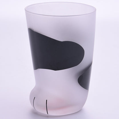 Glass Animal Feet Cup