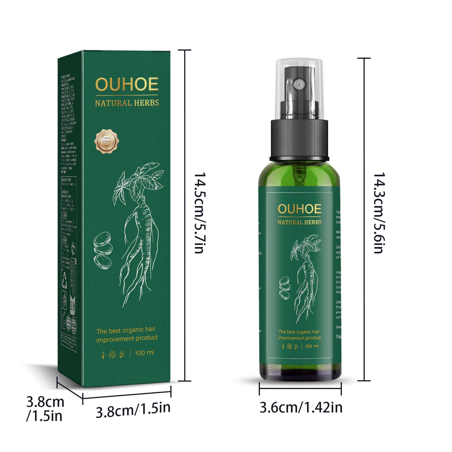 OUHOE Ginseng Hair Growth Lotion