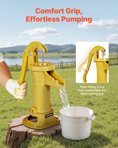 Charming Retro Working-Well Hand Pitcher Pump