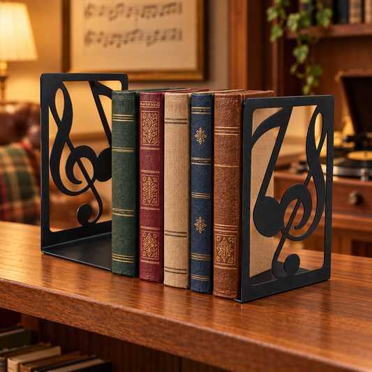 Musical Note Bookends