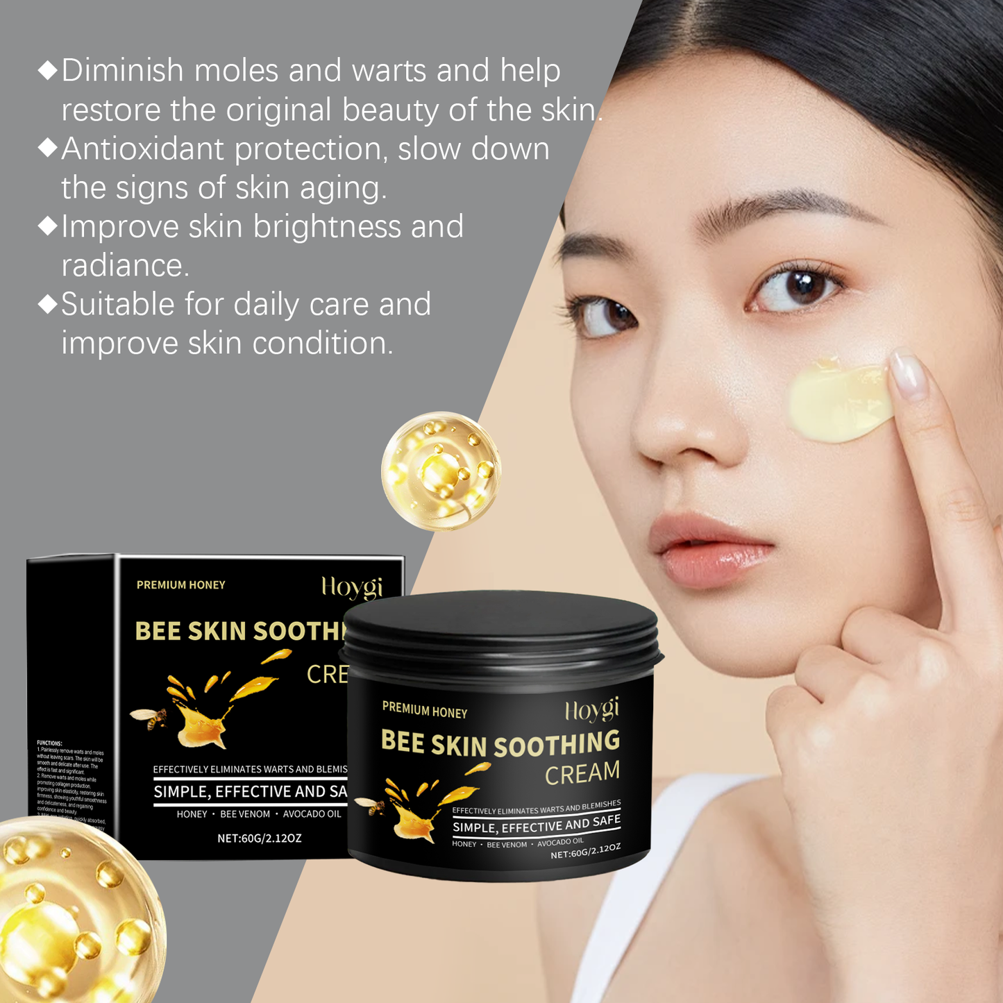 Hoygi Honey Moisturizing Face Care Skin Gloss
