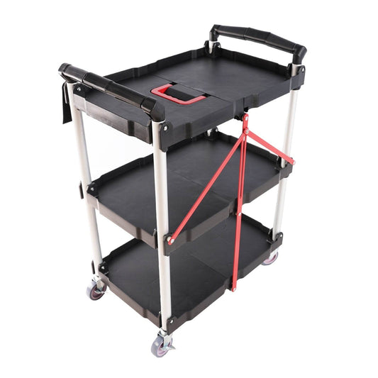 Folding Service Cart With Wheels - Shop Jobie