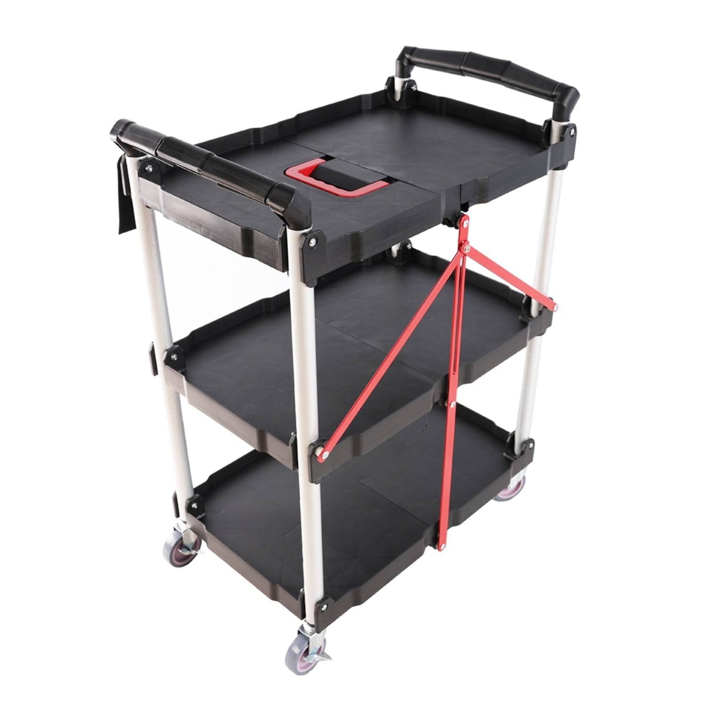 Folding Service Cart With Wheels - Shop Jobie