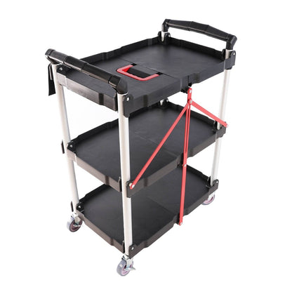 Folding Service Cart With Wheels - Shop Jobie