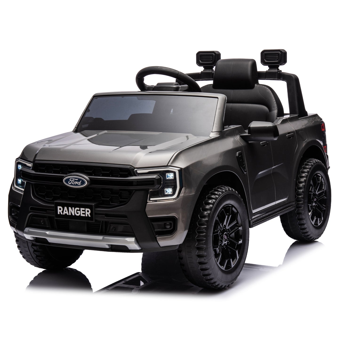 12V Kids Ride On Truck - Black