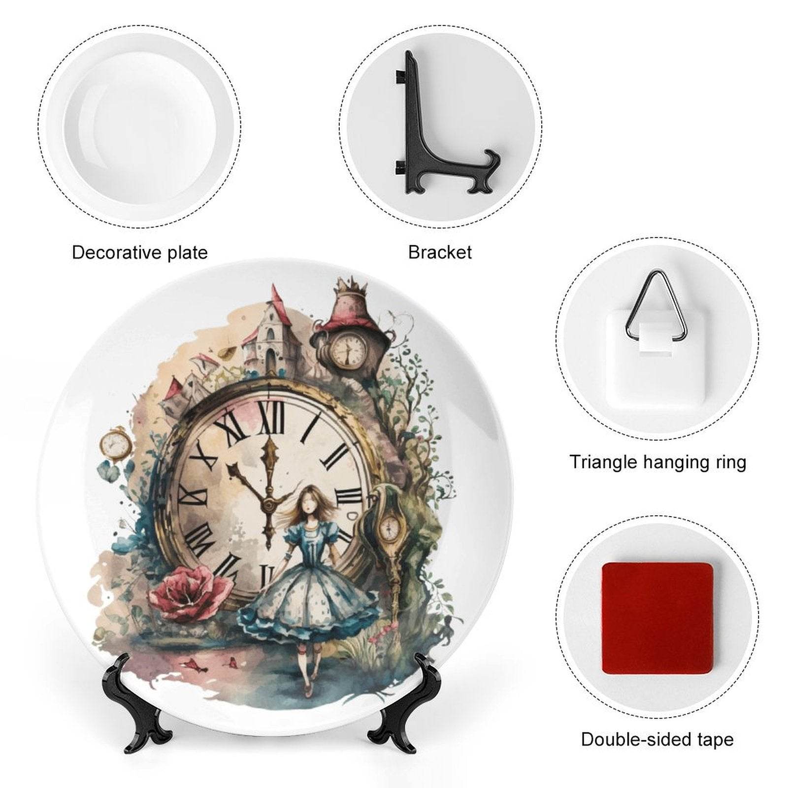 Wonderland Bone China Decorative Plate - Shop Jobie