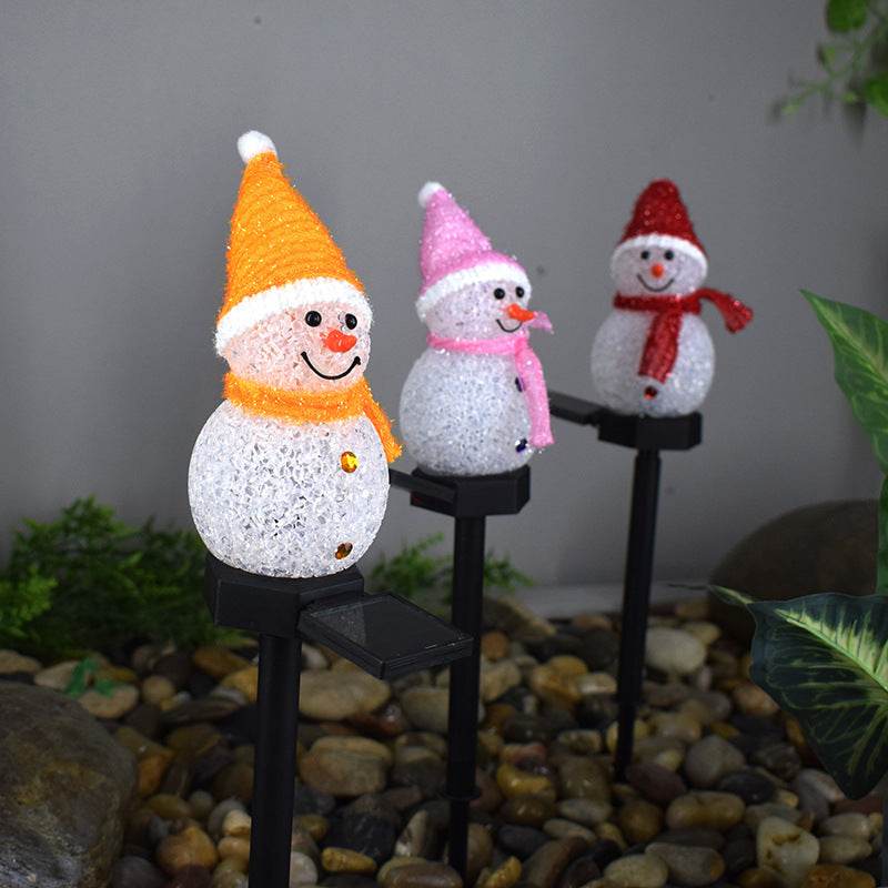 LED Solar Snowman Stake Light - Shop Jobie