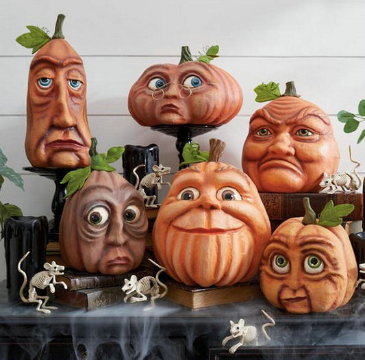 Halloween Pumpkin Head Decorations