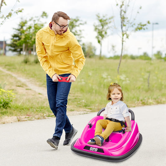 12V Bumper Car w/Remote Control - Pink