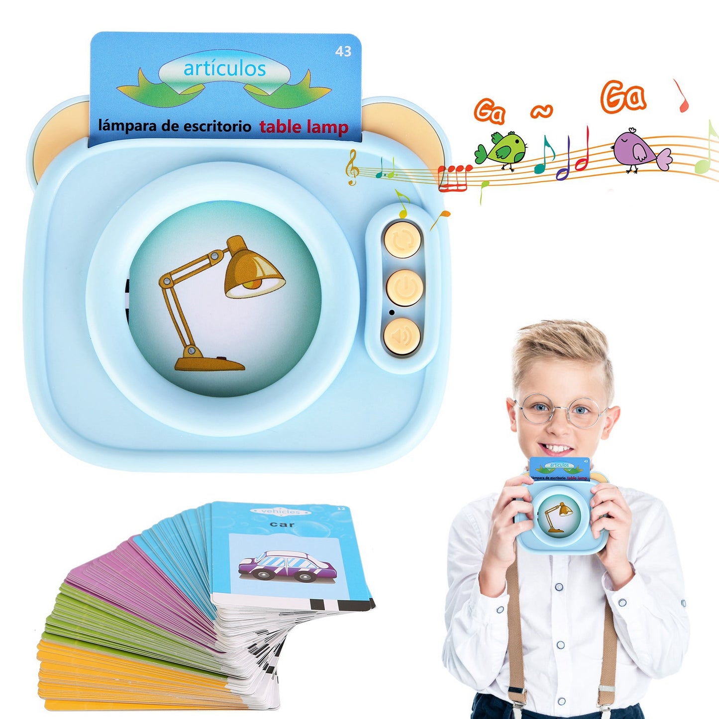 Bilingual Talking Flash Cards - Spanish & English