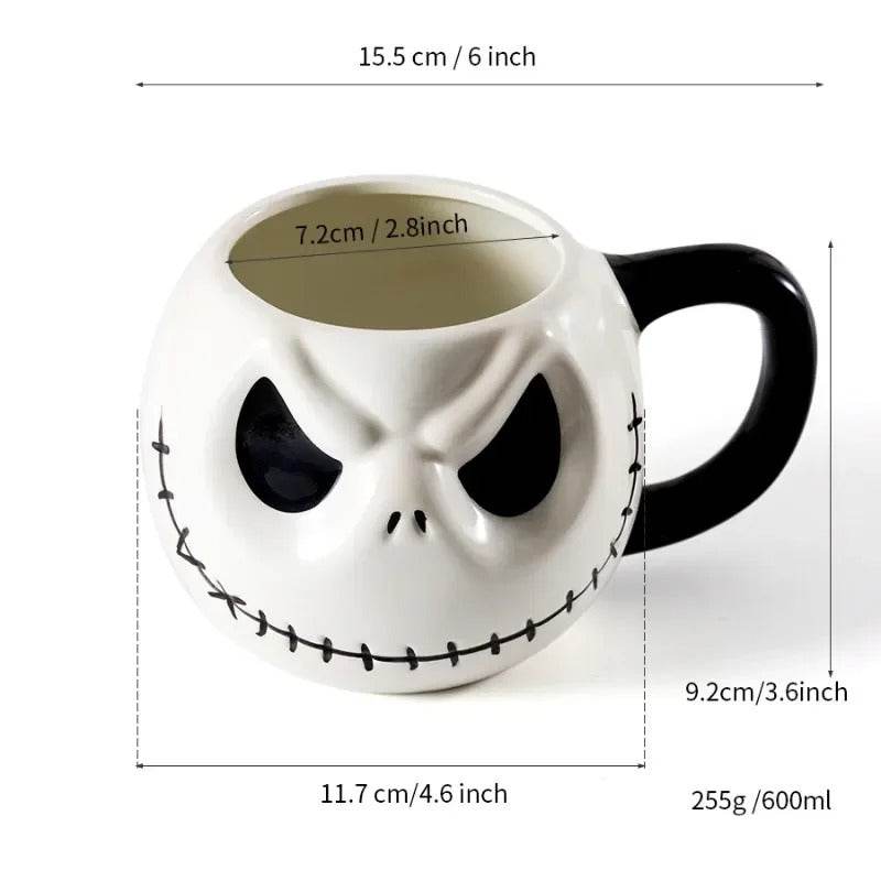 Day of the Dead Jack-O'-Lantern Ceramic Mug - Shop Jobie