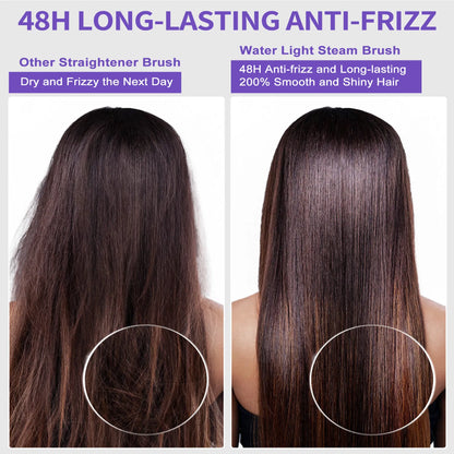 3-Temp Hair Steam Straightening Brush