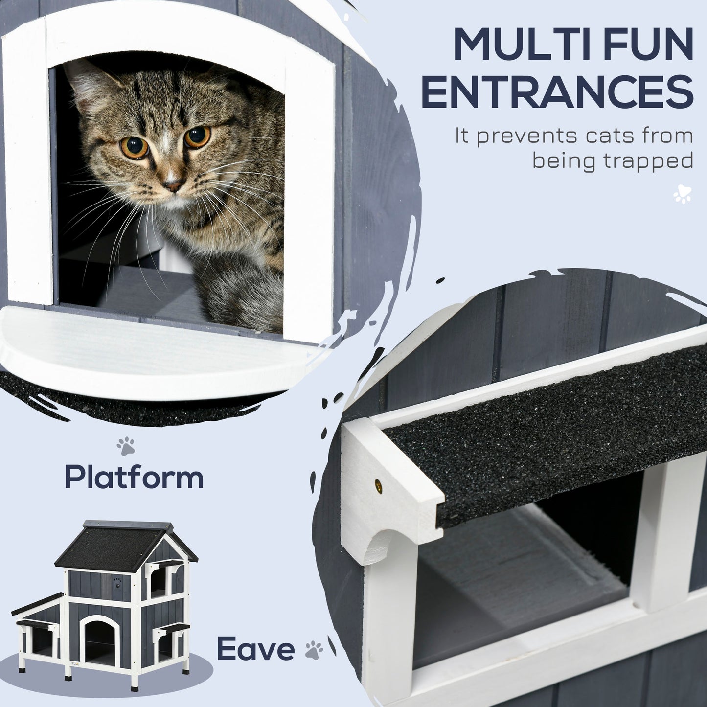 Cozy Cat Hideaway w/Multiple Entrances!