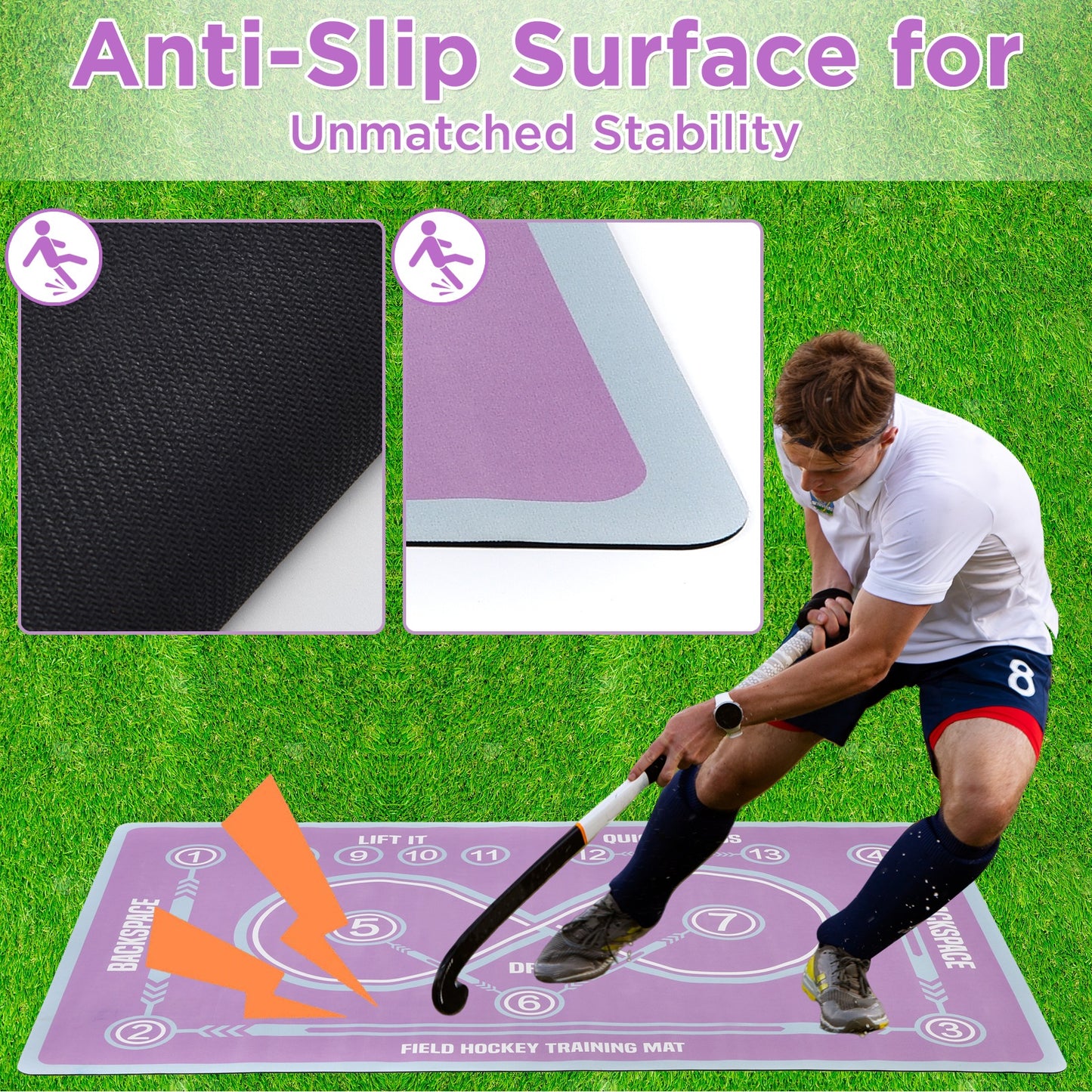 RECESS! - Youth Hockey/Skating Training Mat