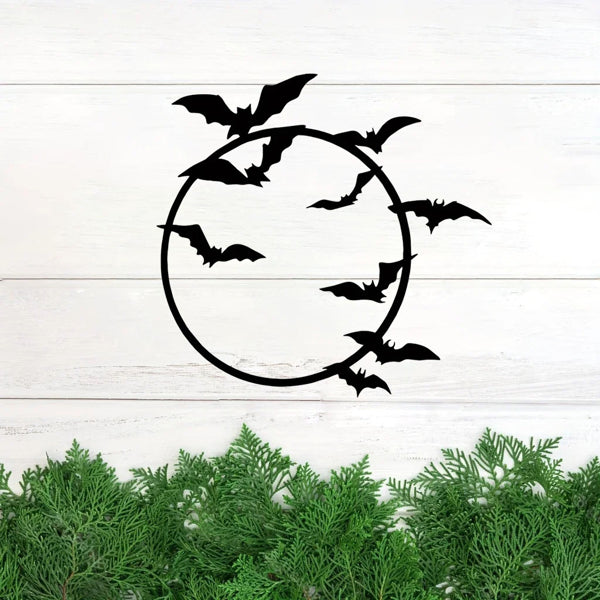 Silhouette - Gothic Bat Wall Art Decor