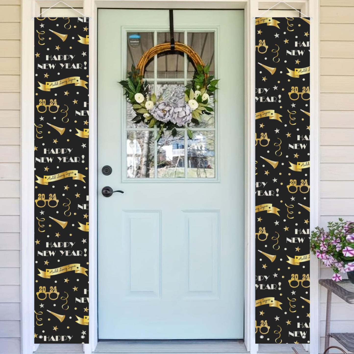 Happy New Year Door Banners