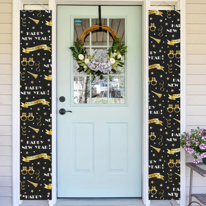 Happy New Year Door Banners