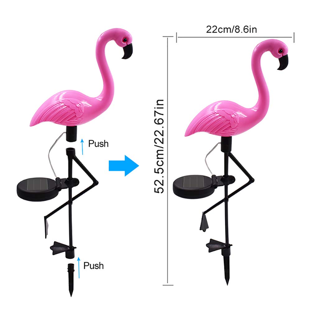 Flamingo Lawn Solar Lamp