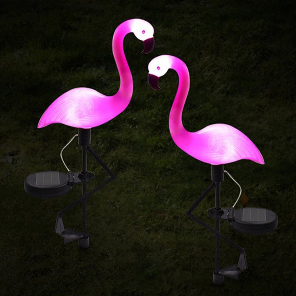 Flamingo Lawn Solar Lamp