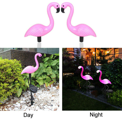 Flamingo Lawn Solar Lamp