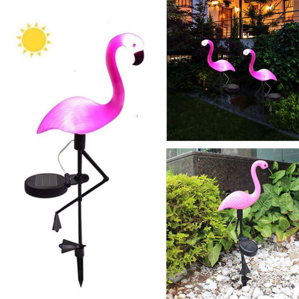 Flamingo Lawn Solar Lamp