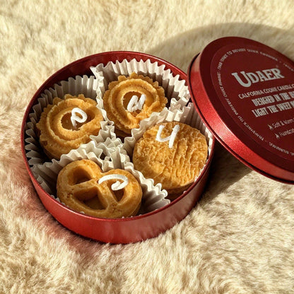 4pc Cookie Shape Scented Candle Set