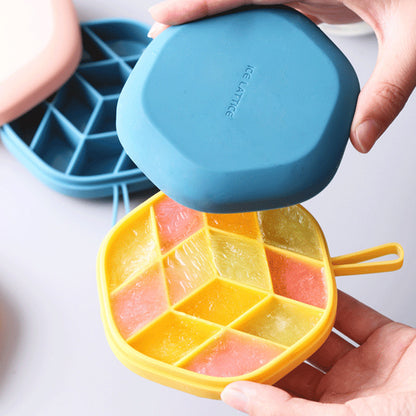DIY Silicone 12-Cavity 3D Ice Mold