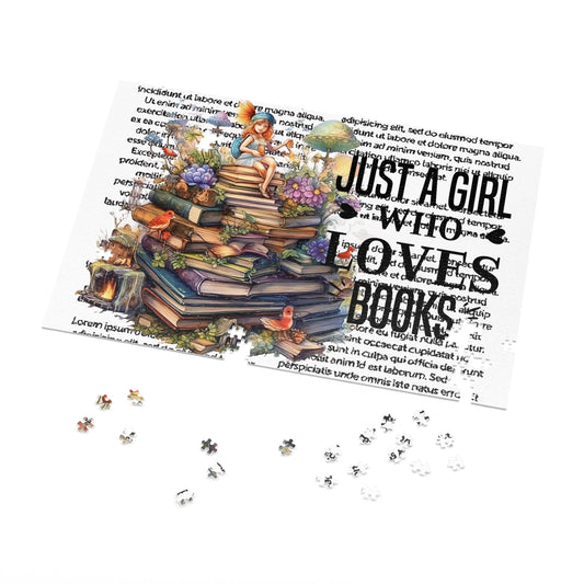 Just a Girl Who Loves to Read Puzzle
