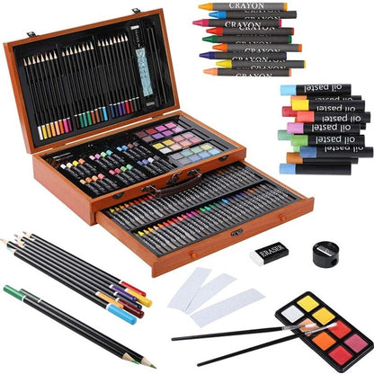 142 Colored Pencil Brush Drawing Set