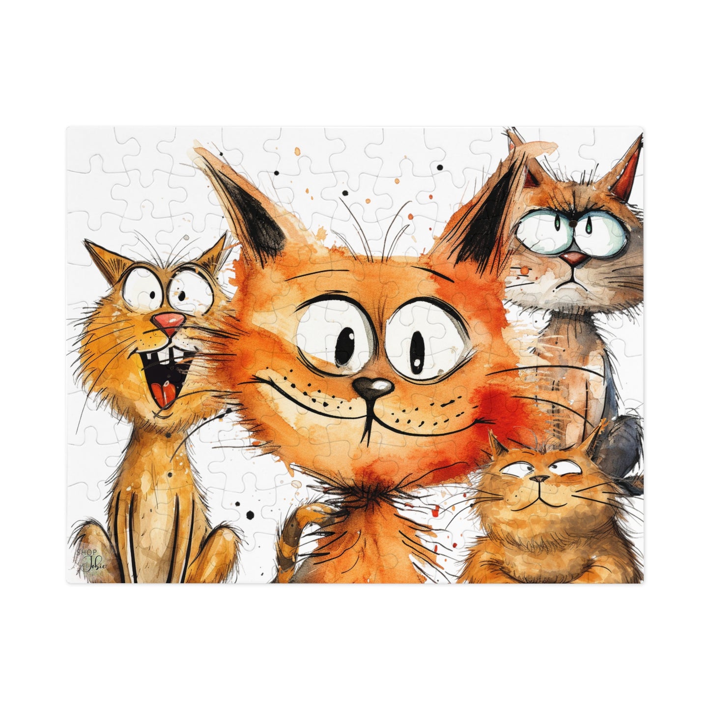 Funny Cat Puzzle Metal Box - Shop Jobie