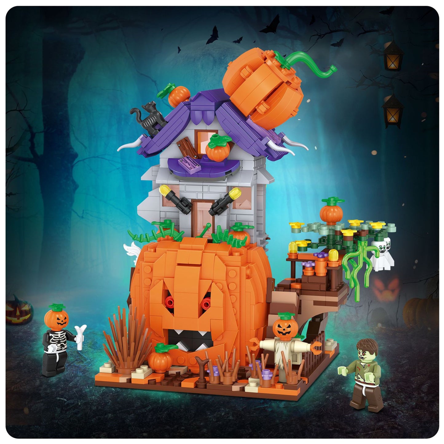 Building Blocks Halloween Puzzle