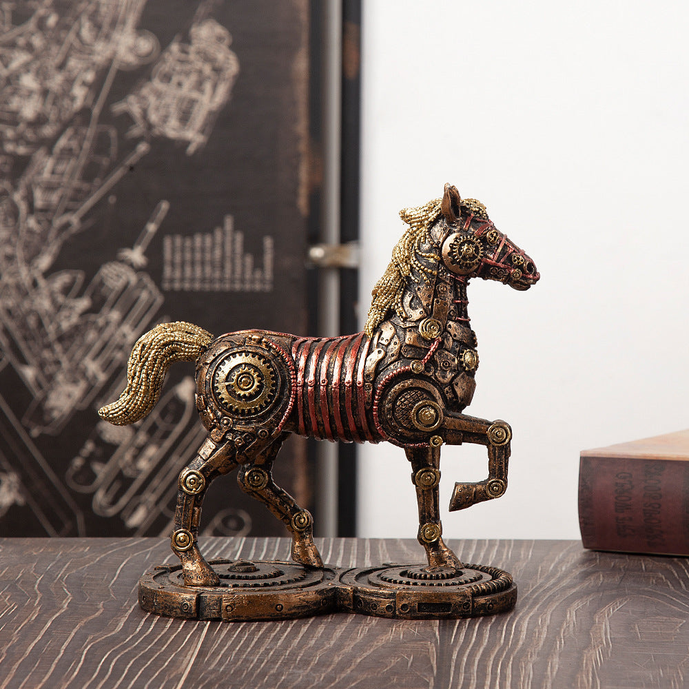 Various Steampunk Tabletop Statues