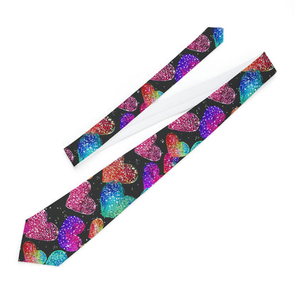 Rainbow Heart Tie