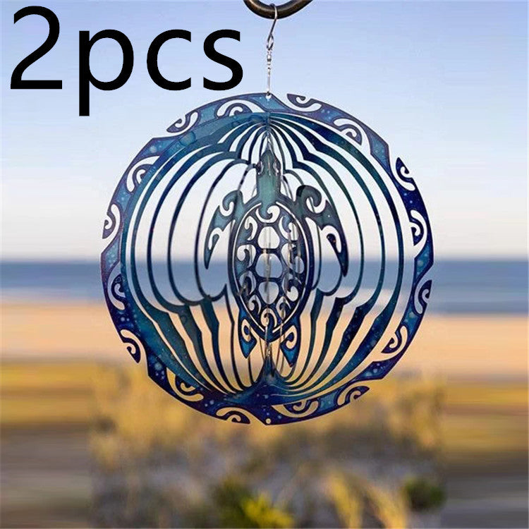 3D Ocean Blue Wind Chimes