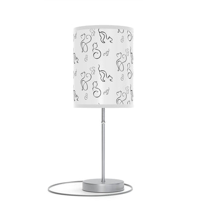Stylish Desk Lamp - Modern Black and White Cats Design - Shop Jobie