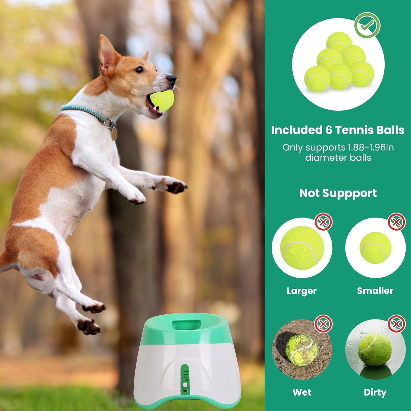 1pc Automatic Dog Ball Launcher