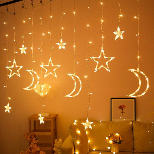 Led Star Moon Light String - Shop Jobie