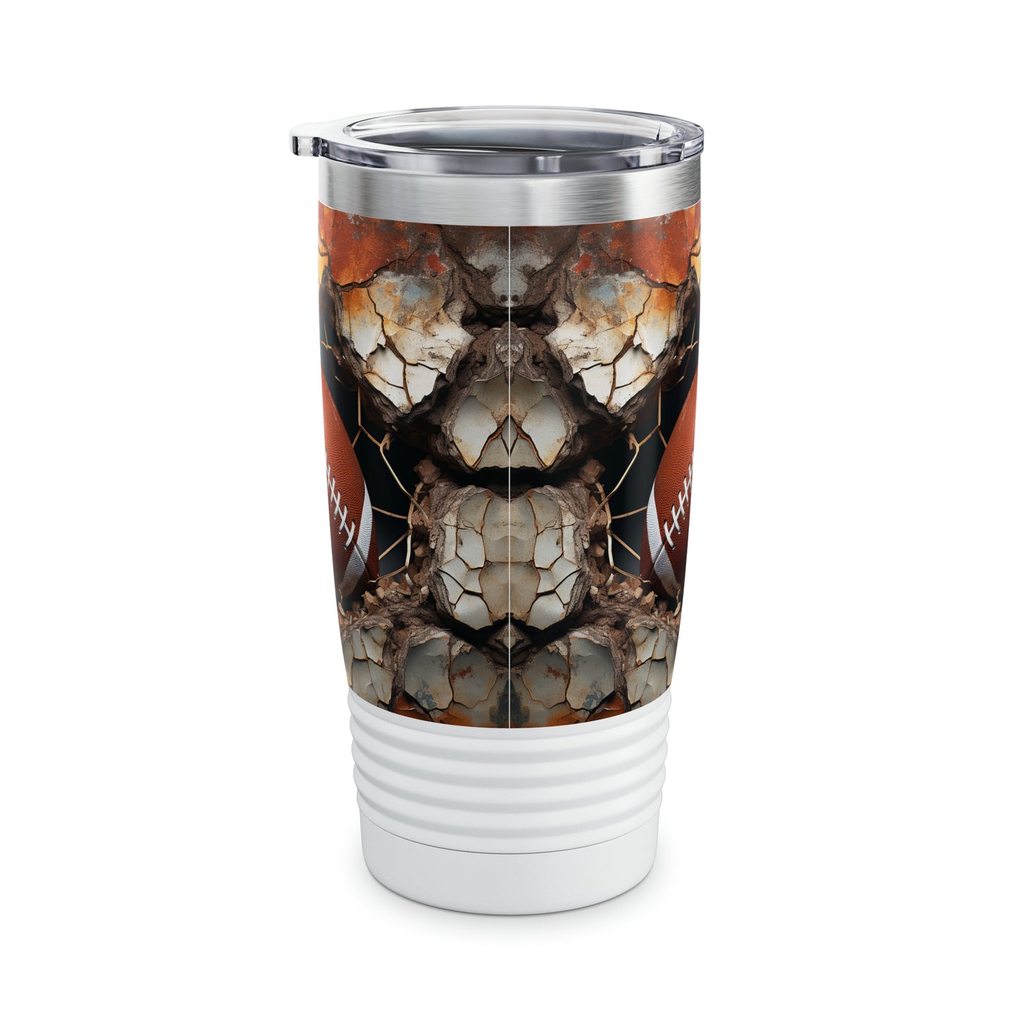 BUSTIN' OUT Football Ringneck Tumbler, 20 oz.