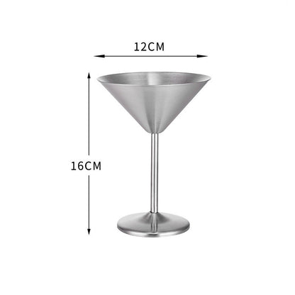 200ml Stainless Steel Martini Glass