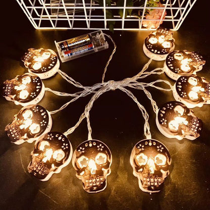 Halloween Decoration Skull Lights