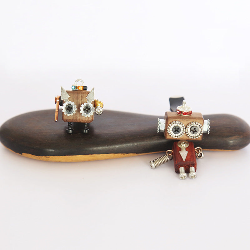 Steampunk Wooden Robot