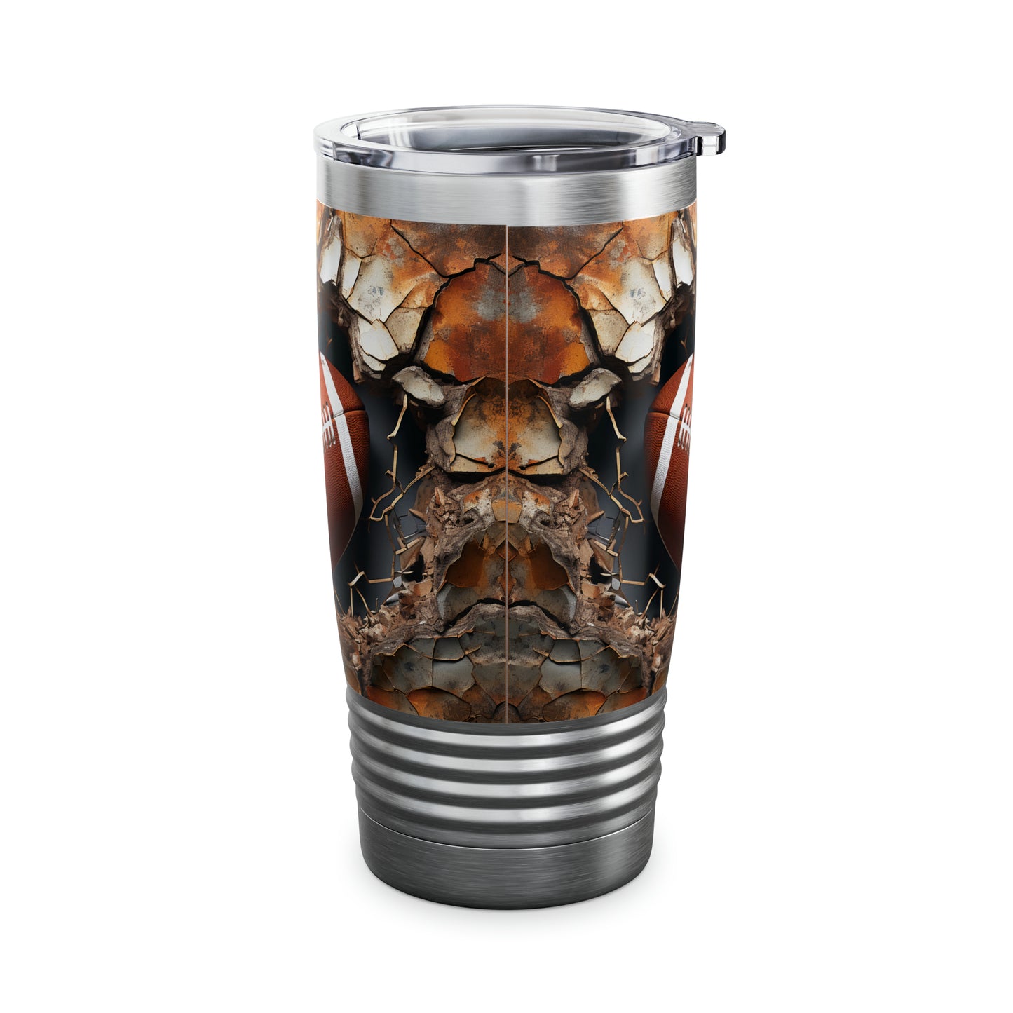 BUSTIN' OUT Football Ringneck Tumbler, 20 oz.