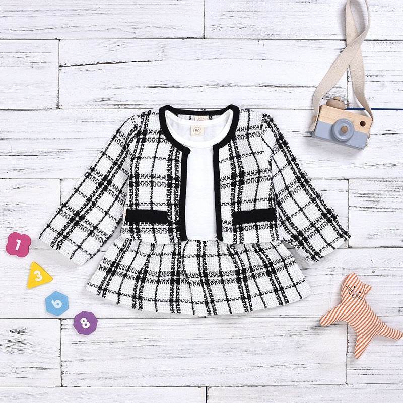 Chic 2pc Black & White Mini-Me Ensemble For Kids - Shop Jobie