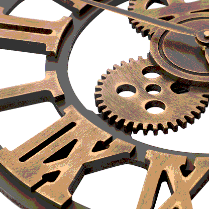 Steampunk Retro Gear Wall Clock - Shop Jobie