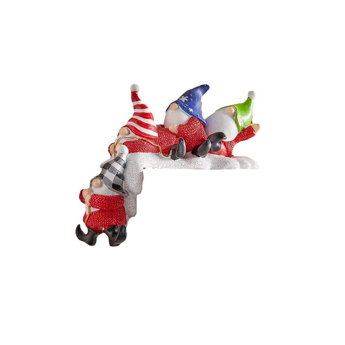 Santa Claus Gnome Mantel-Edge Decor