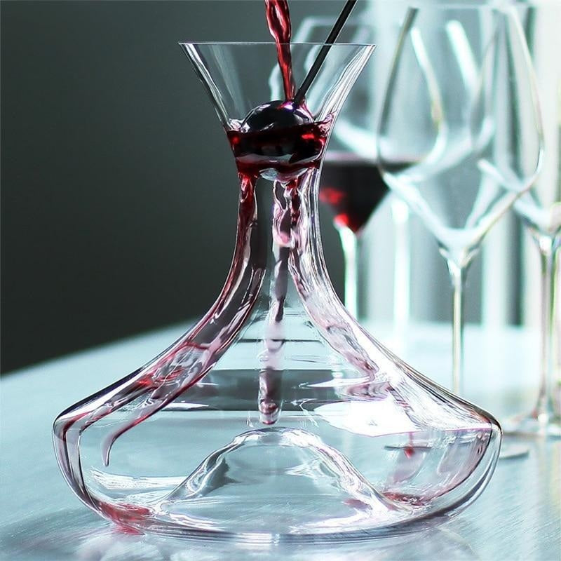 Abstract Wine Decanter