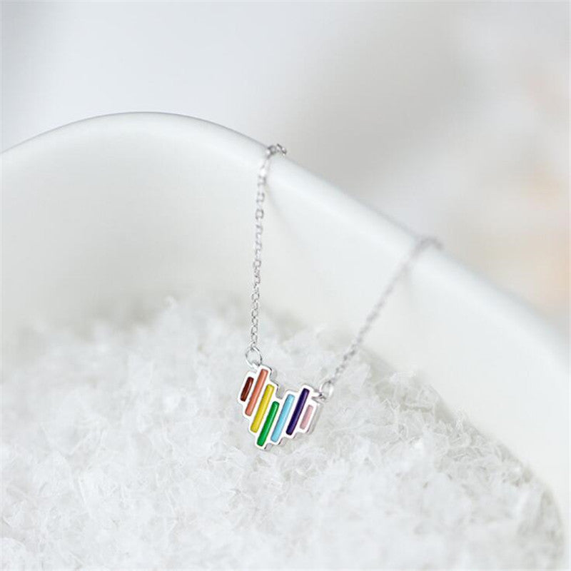 Rainbow Love Necklace