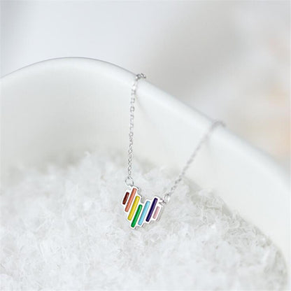 Rainbow Love Necklace